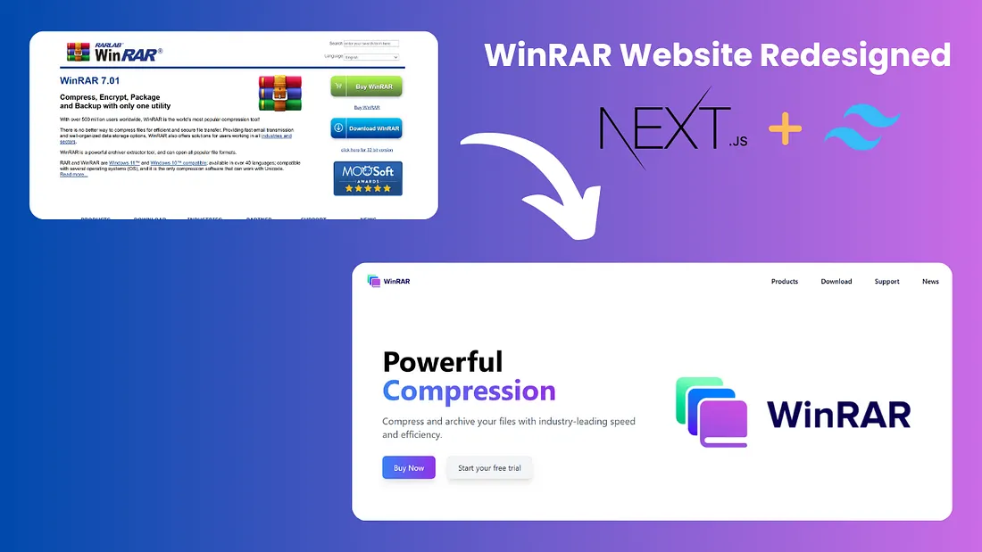 WinRAR Site Redesign